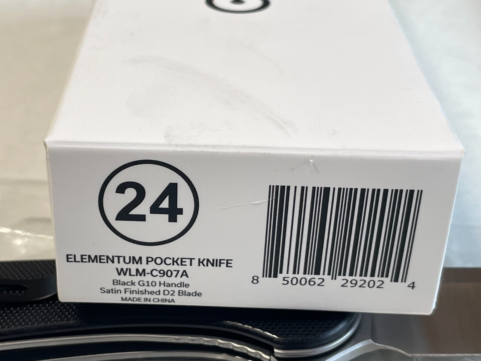 Civivi Elementum Folding Knife 2.96in D2 Steel Black G10 Handles C907A