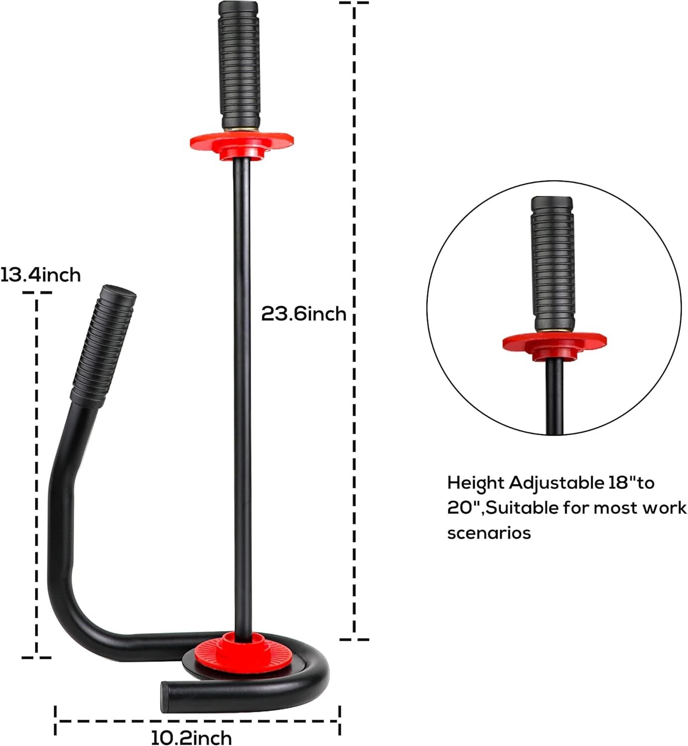 Stretch Film Dispenser Handheld Shrink Wrap Handle Machine Adjustable 18" to 20"
