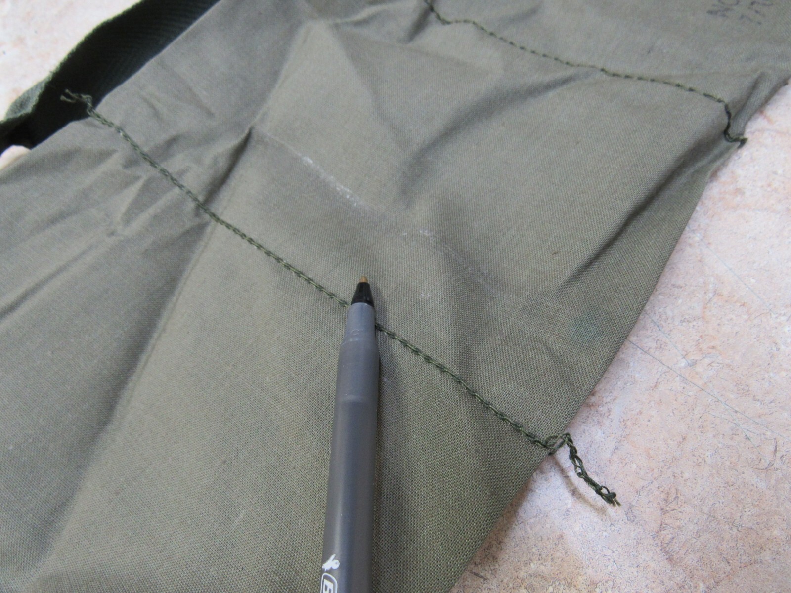 US VIETNAM ERA 7 POCKET AMMO BANDOLIER 1974 DATED UNISSUED US ARMY USMC 223