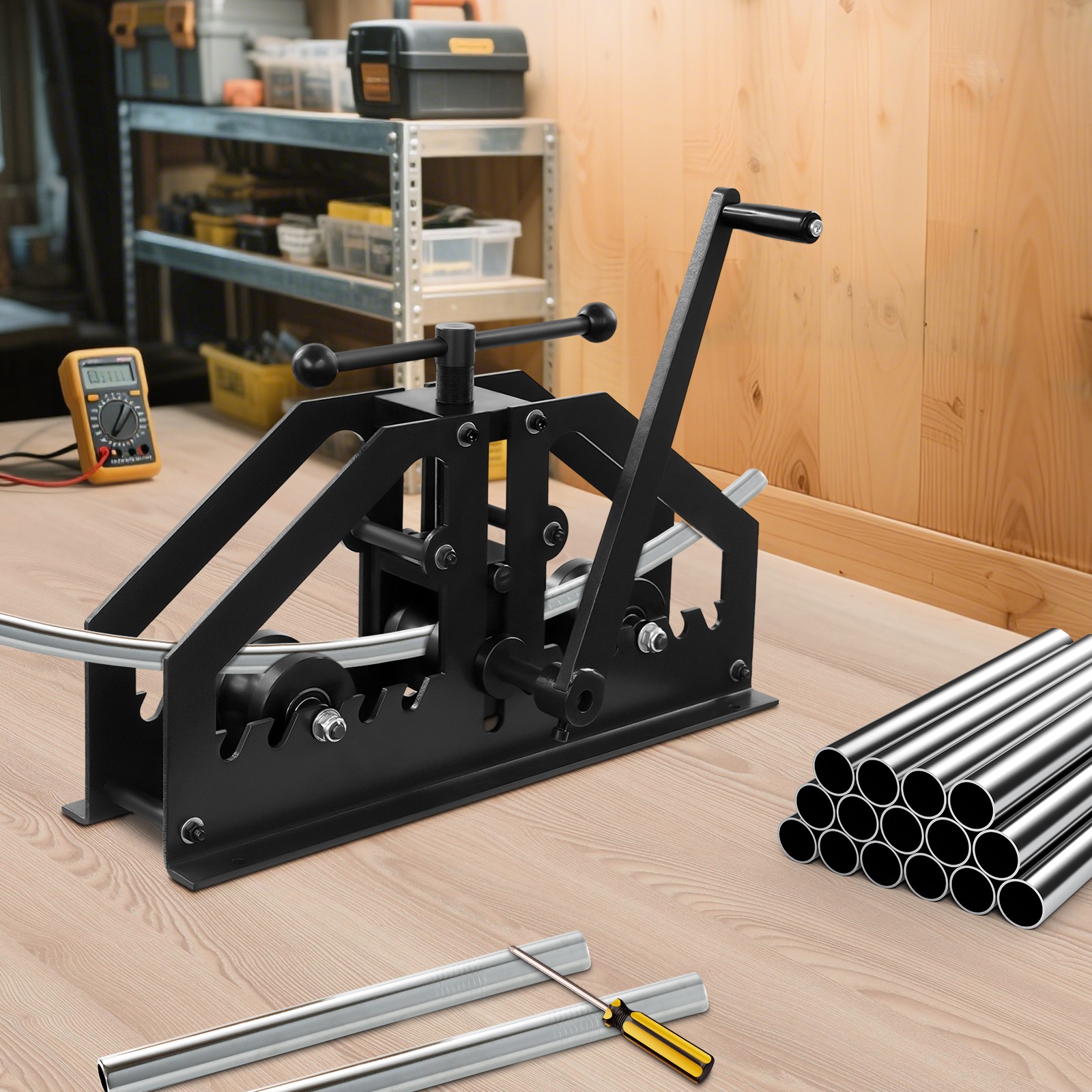 US Heavy Duty TR-60 Round Tube Roller Industrial Portable Tube Roll Bender NEW