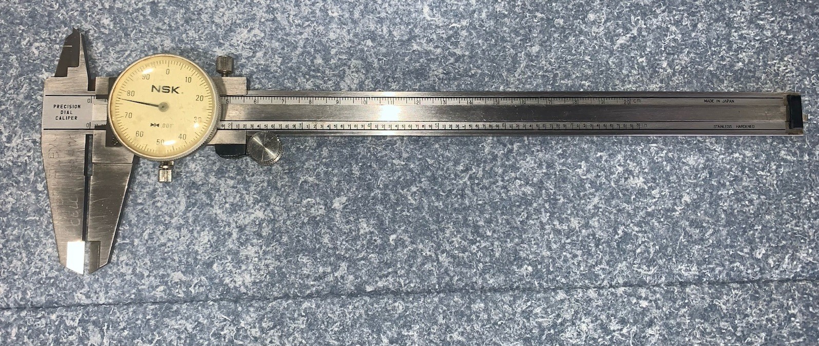 Vg Used Double Deal Mitutoyo Dial Caliper 6" & NSK 8” Dial Calipers You Get Both