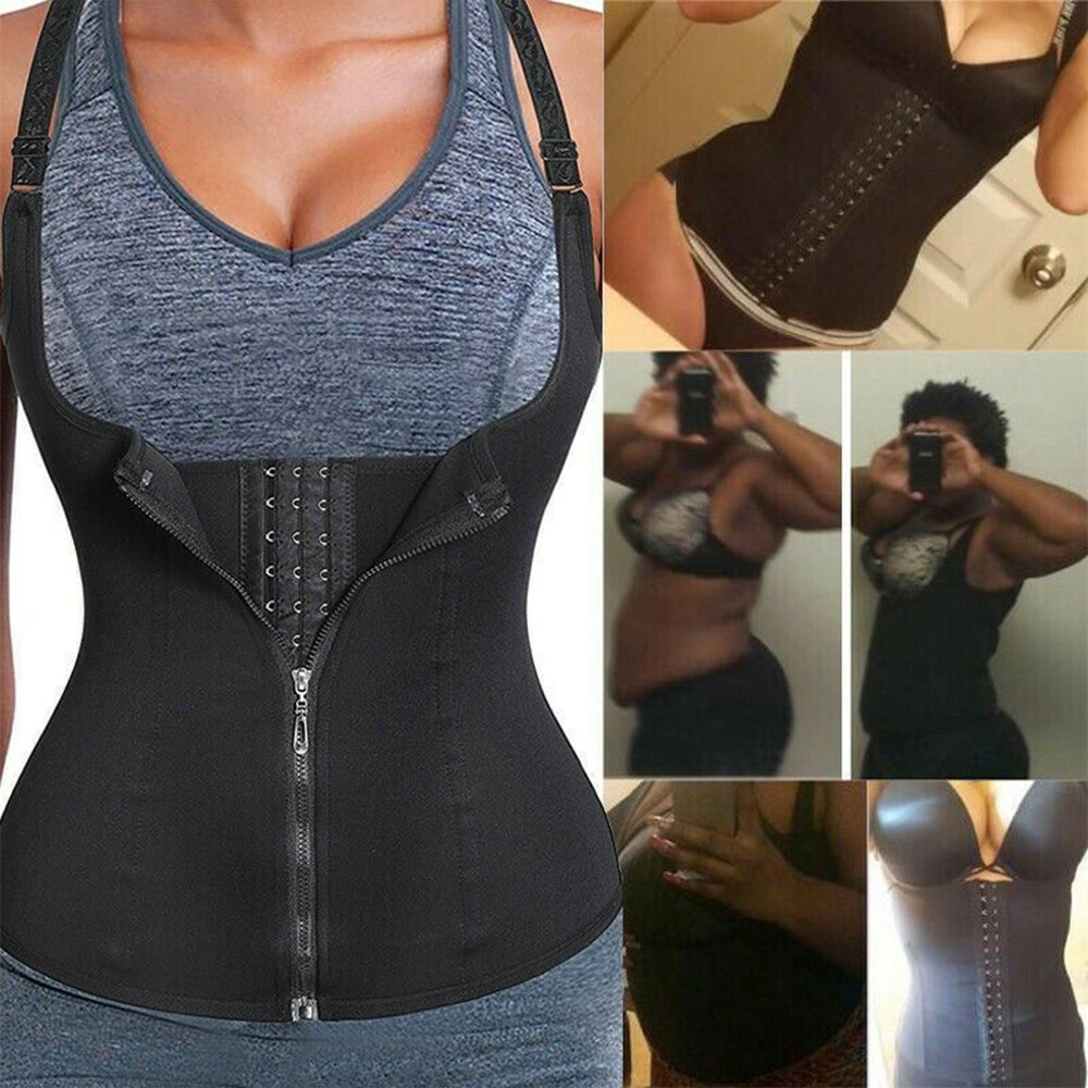 Fajas Reductoras Colombianas Body Shaper Waist Trainer Tummy Control Corset Gym