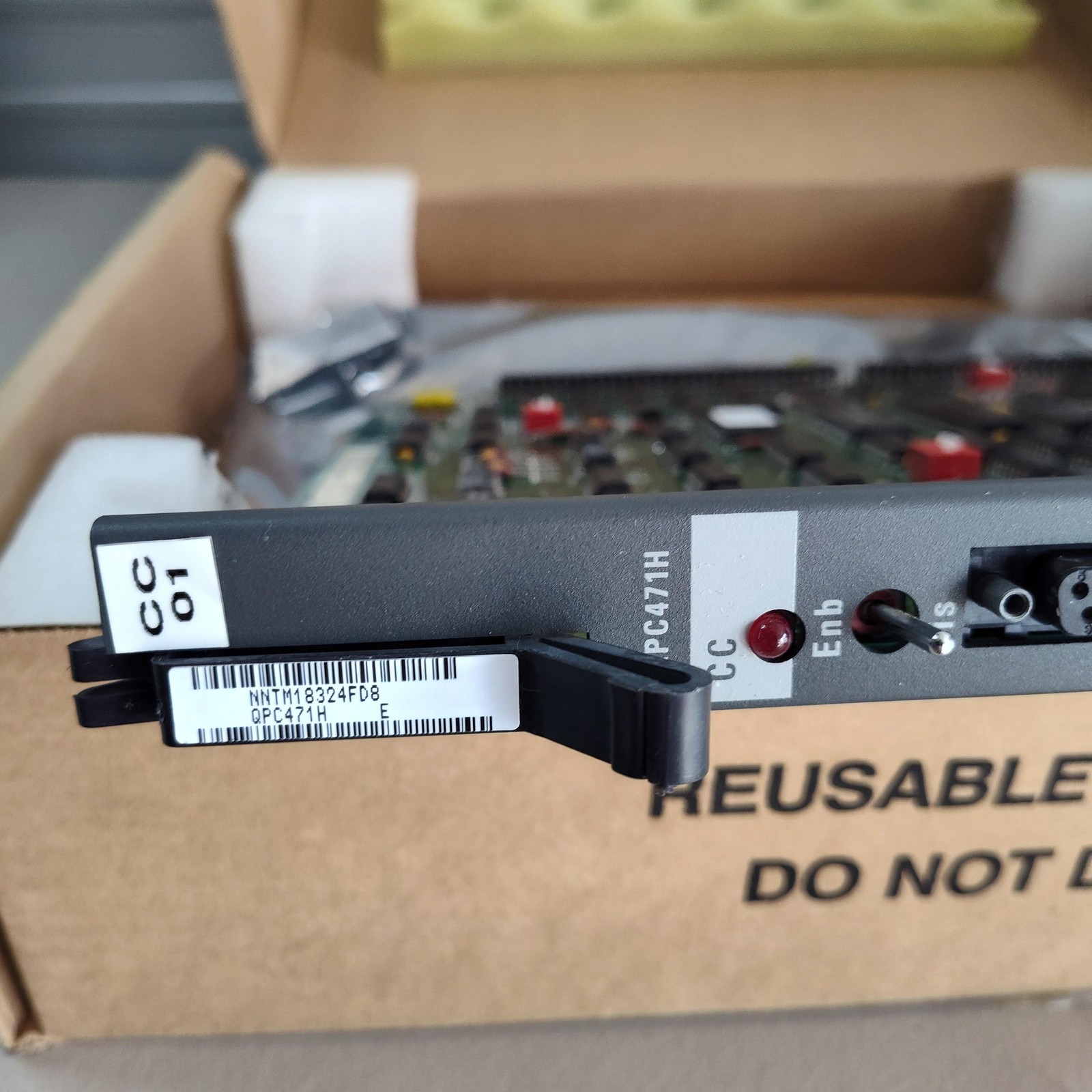 Northern Telecom NTRB53AA Clock Controller Pack NNTM18324FD08 Rack Mount Module