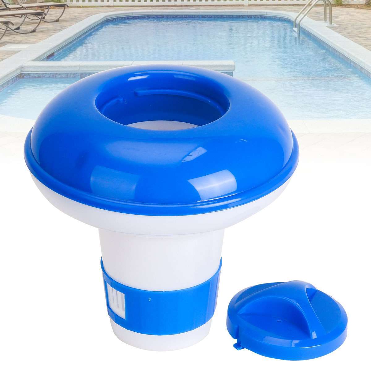 Floating Chemical Dispenser Floater For Swimming Pool Spa Chlorine Tablet Tabs