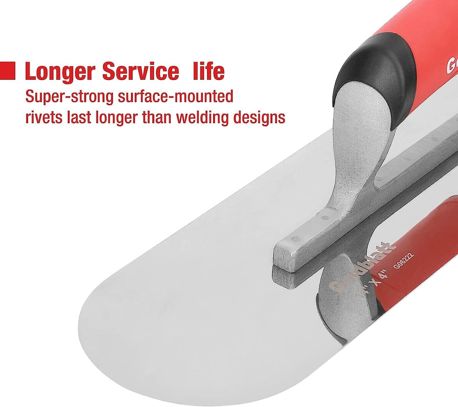 Goldblatt 8 Piece Masonry Hand Tool Set & 2 Pieces Stainless Steel Trowel Set