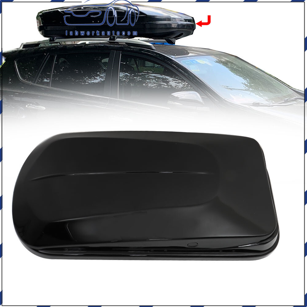 Car Roof top Cargo Box Carrier Roof Mount Luggage Storage With 2 Locks 14 ft³