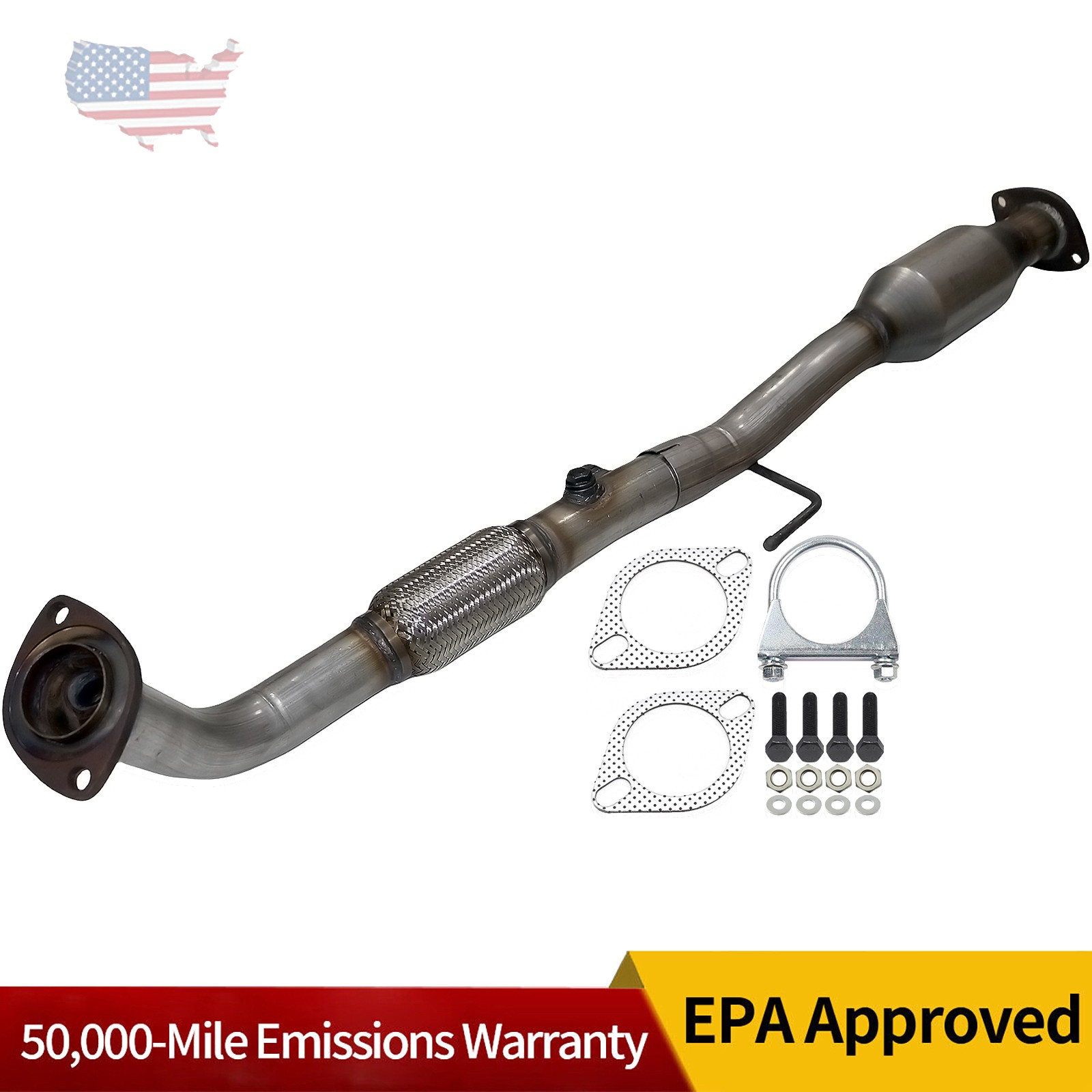 Exhaust Catalytic Converter For 2002-2011 Toyota Camry 2002-2008 Solara 2.4L
