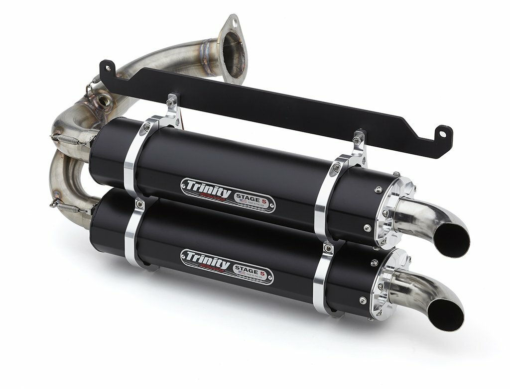 2019-2026 Honda Talon Trinity Racing Stage 5 Slip on Exhaust Black TR-4169S-BK