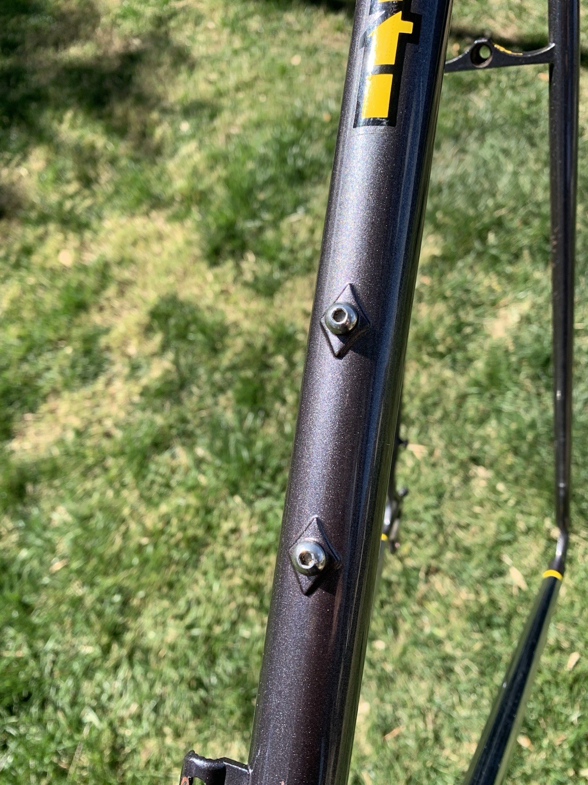 62cm x 60cm 1991 Guerciotti Steel Road Bike Frame Columbus TSX Clears 30mm Tire!