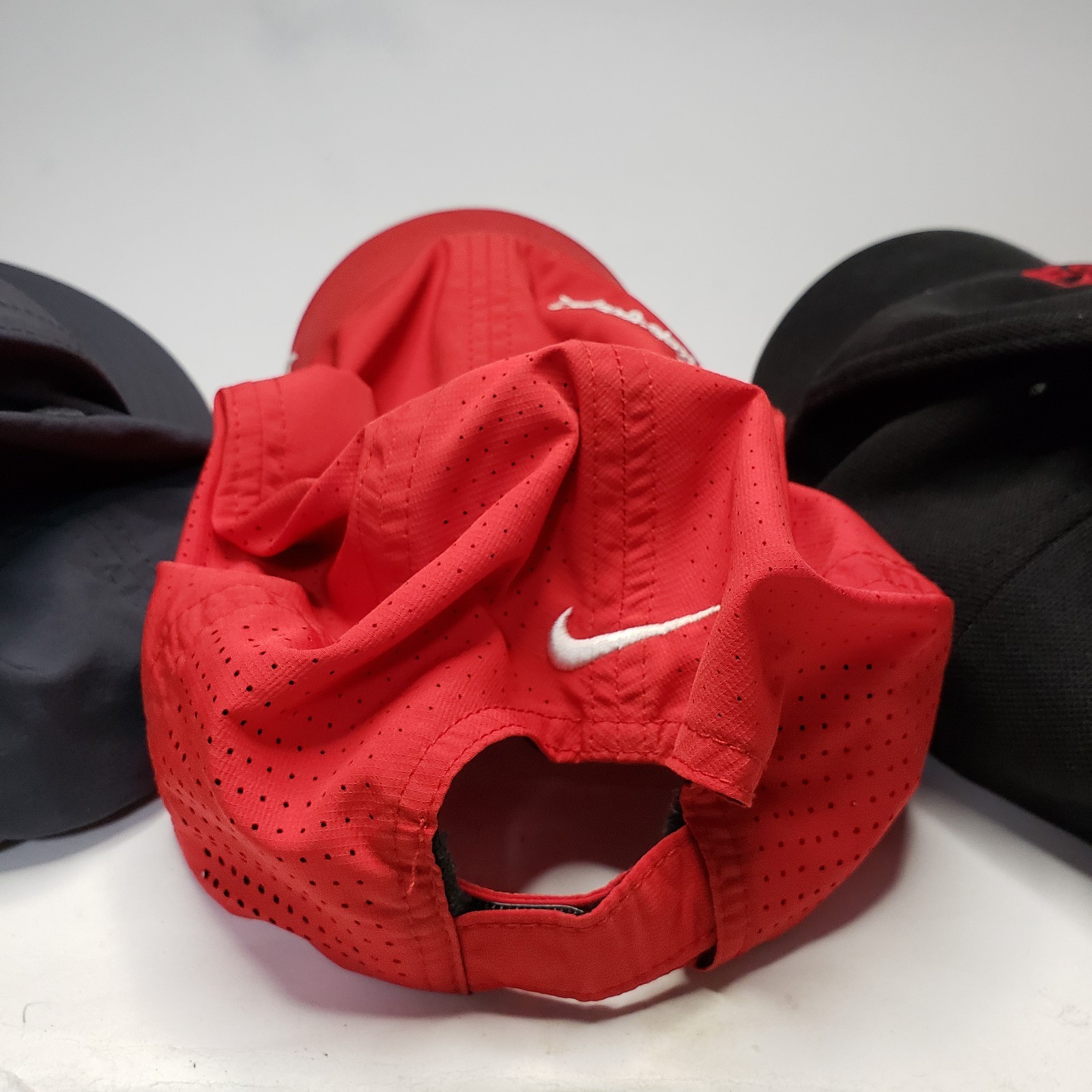 Chick-fil-A Oobe Baseball Hat Cap LOT Adjustable Employee Uniform Black Gray