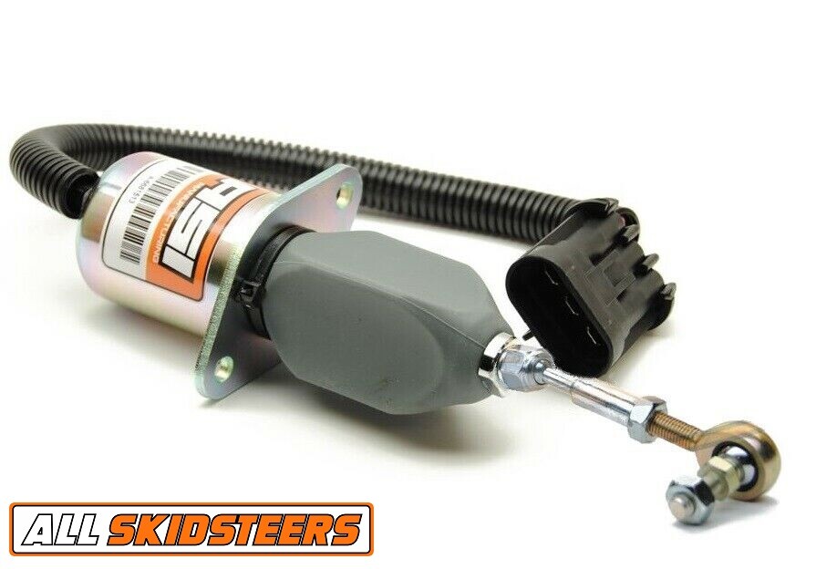 For Bobcat Fuel Shut Off Solenoid Kit 743 751 753 763 773 Skid Steer shut down