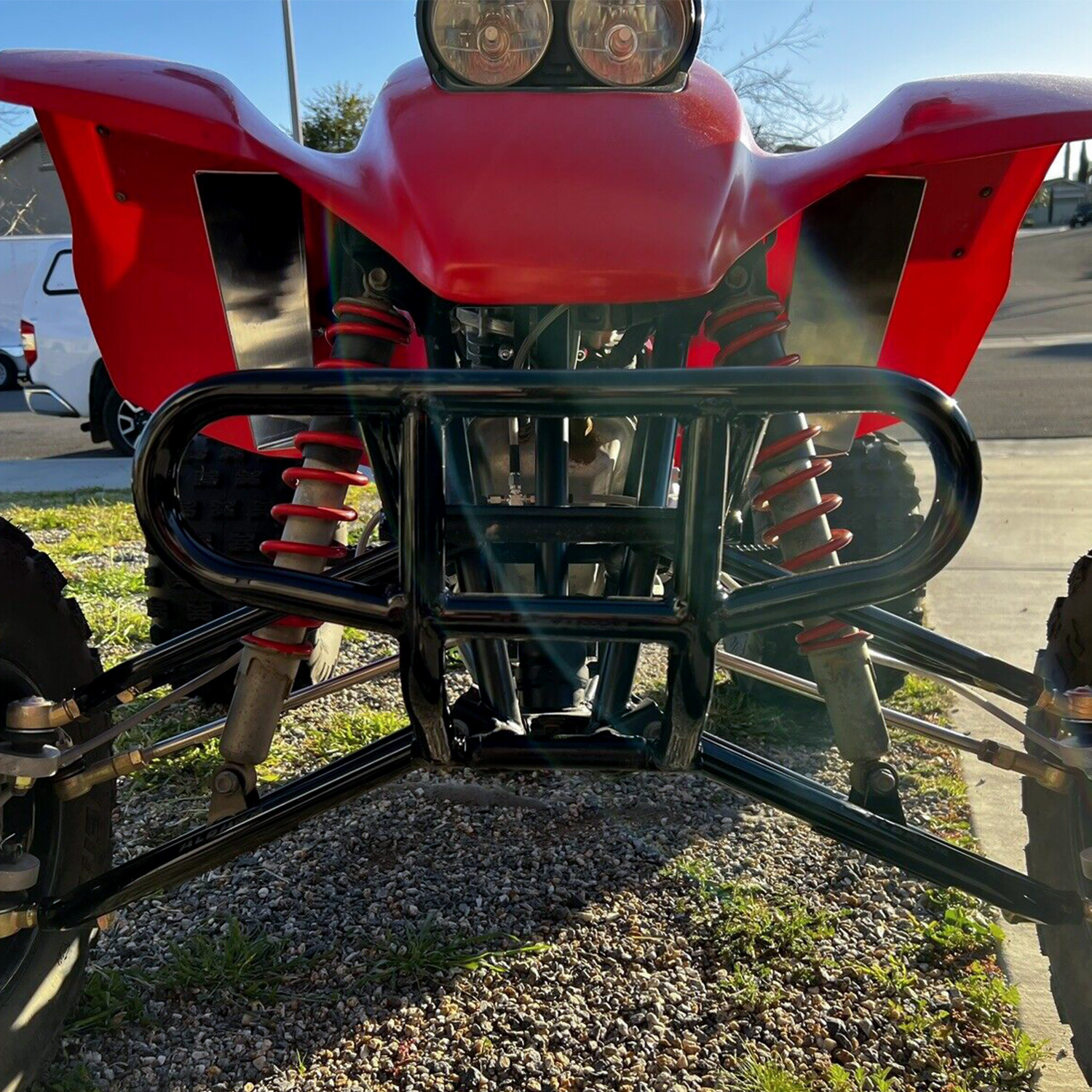 Air Shrouds W/ Bolts Powder Coated Engine Coolers for Honda 400EX TRX400X 93-04