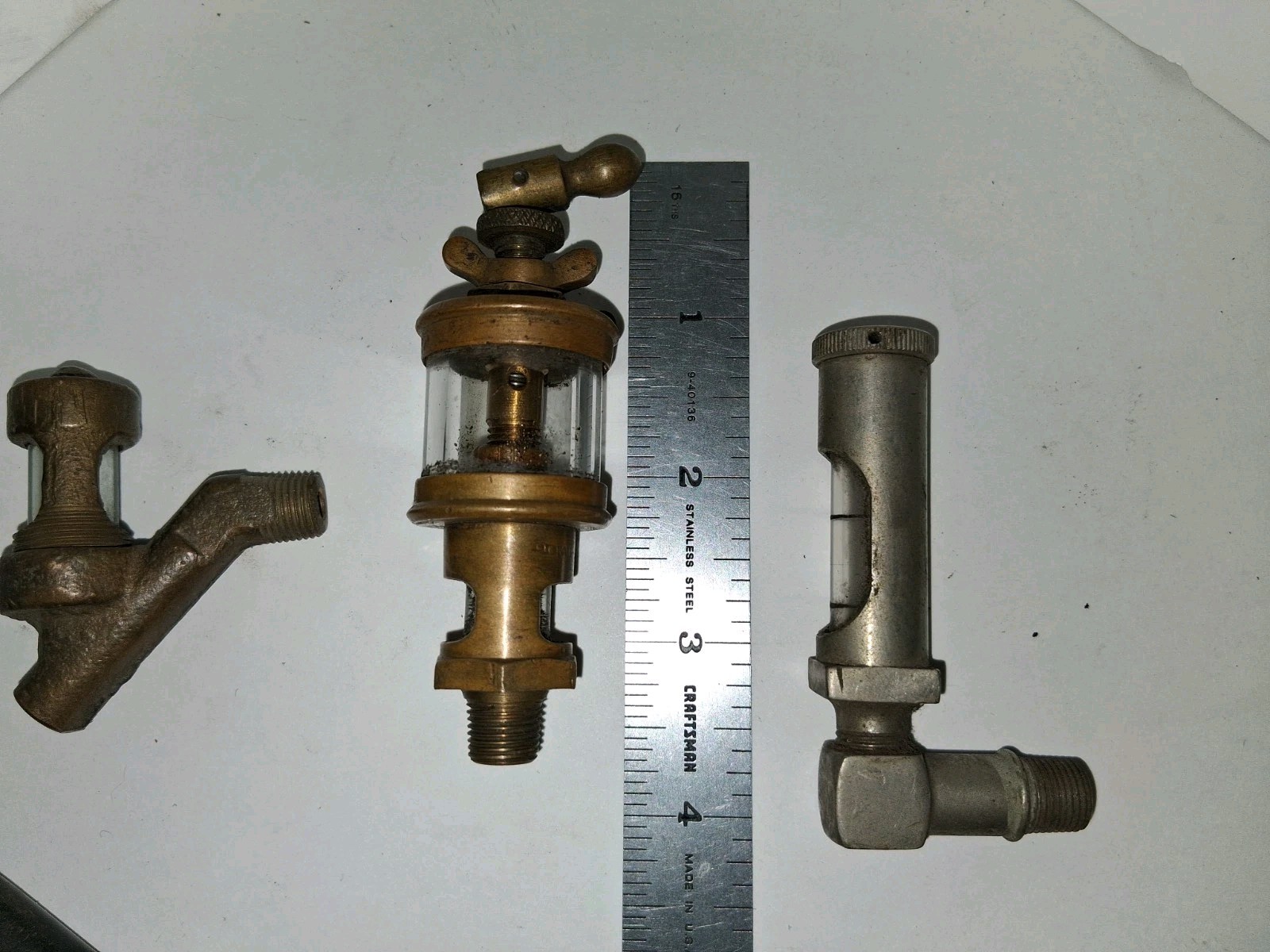 Vintage Lubricator Brass Oiler