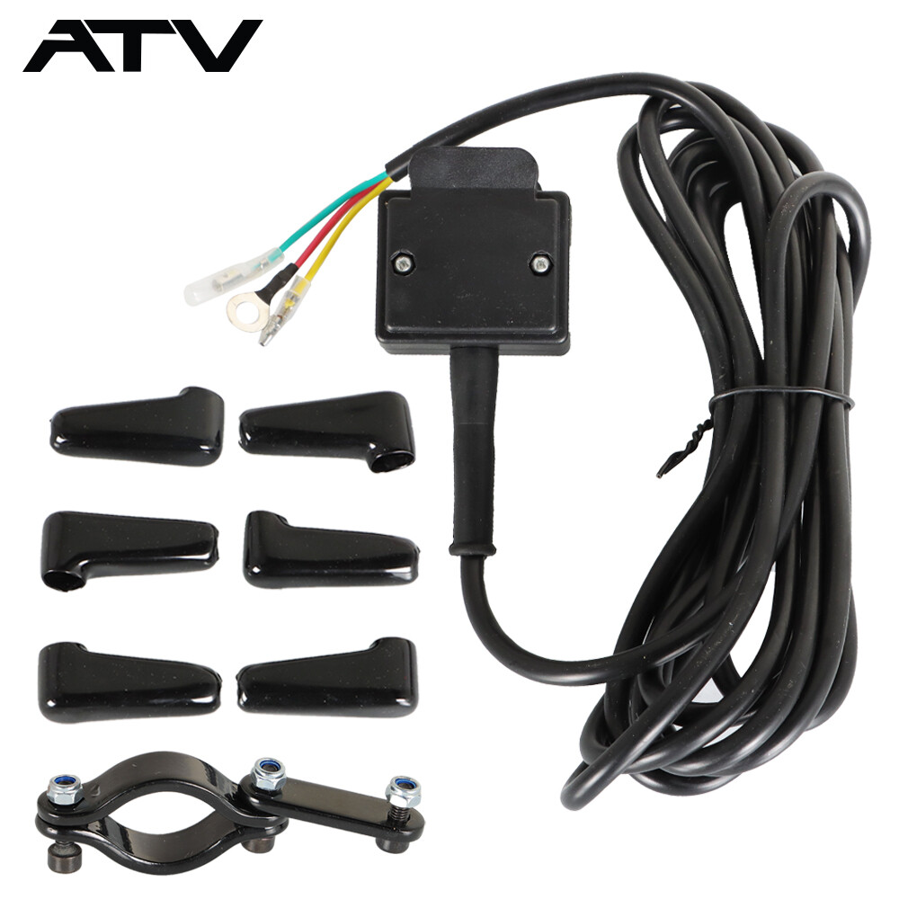 12V Winch Rocker Thumb Switch Handle Bar Control & Bracket for KFI WARN ATV NEW