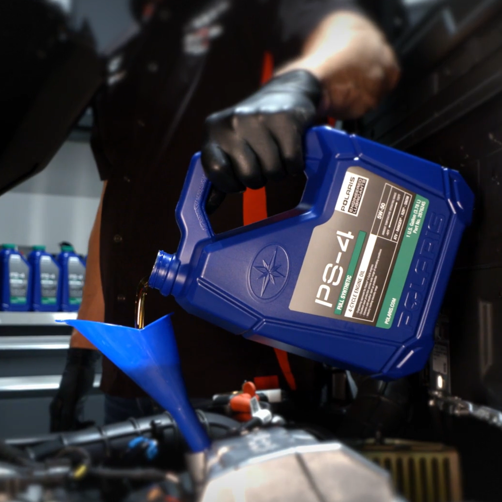 Polaris PS-4 All-Season 4 Cycle 5W-50 Full Synthetic Oil for Specific RANGER,