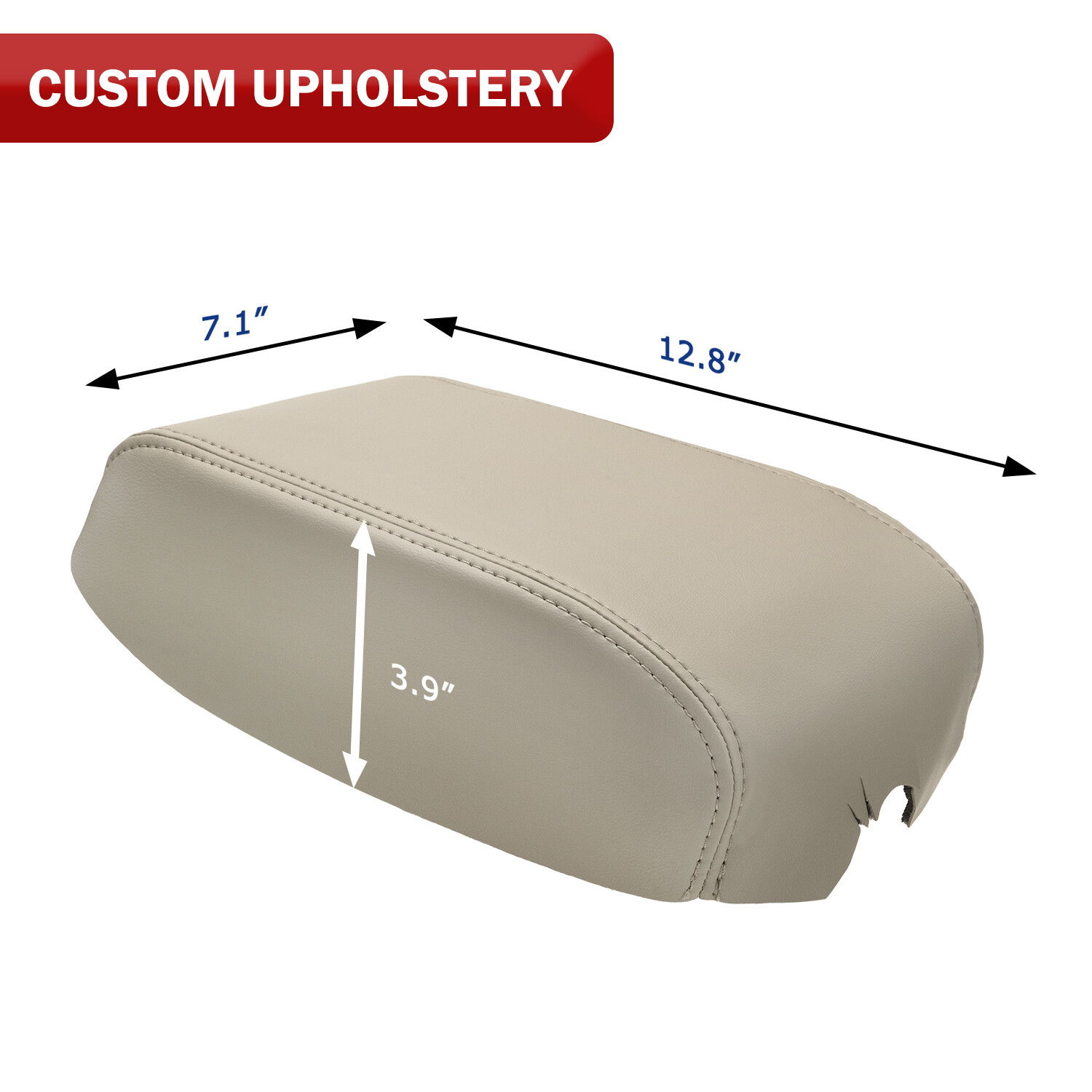 Middle Console Armrest Replacement Cover Beige Tan for Cadillac SRX 2010-2016