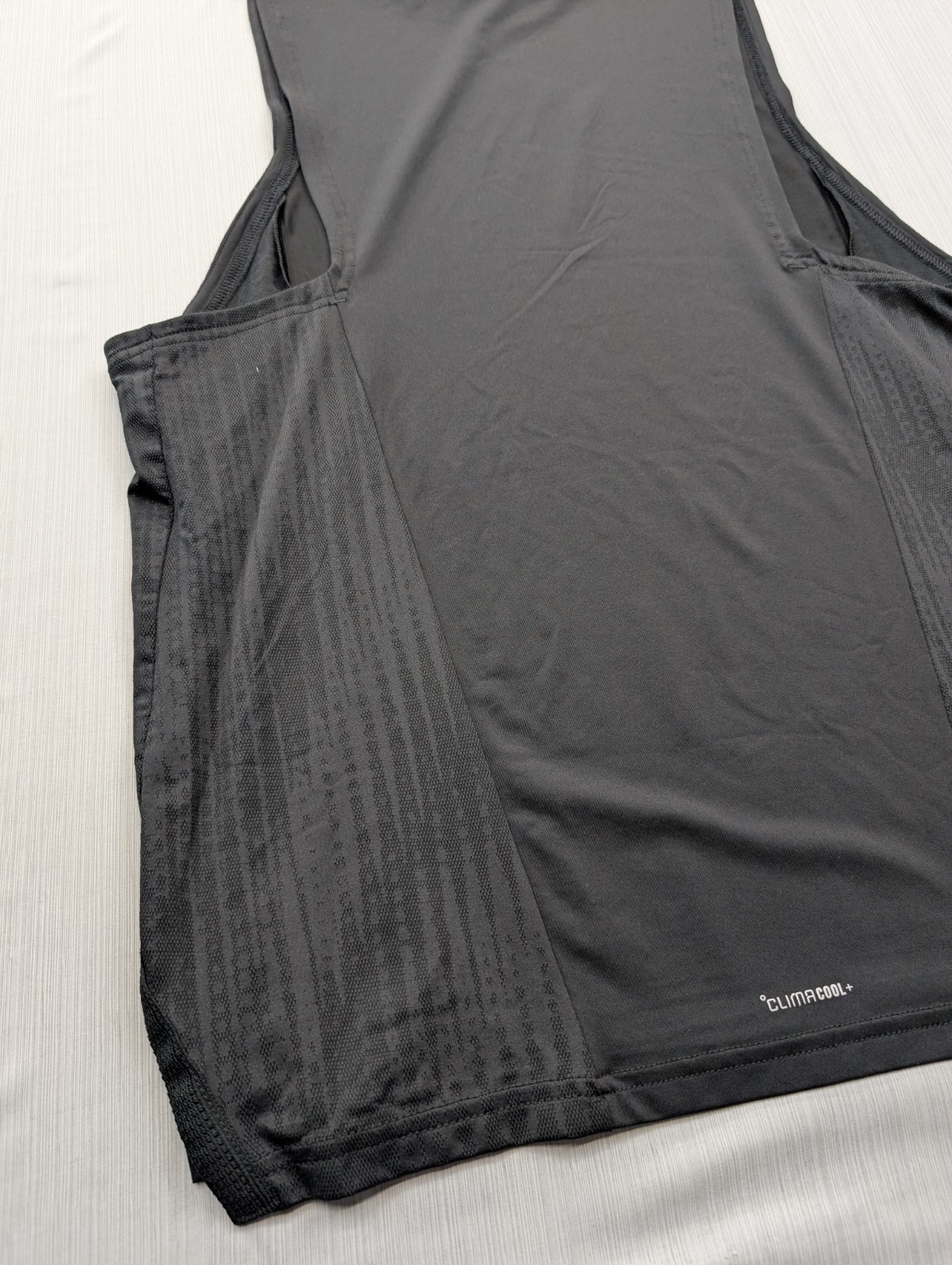 New Mens Adidas D4T Tank Top ClimaCool Training Tee Performance Black Sz Medium