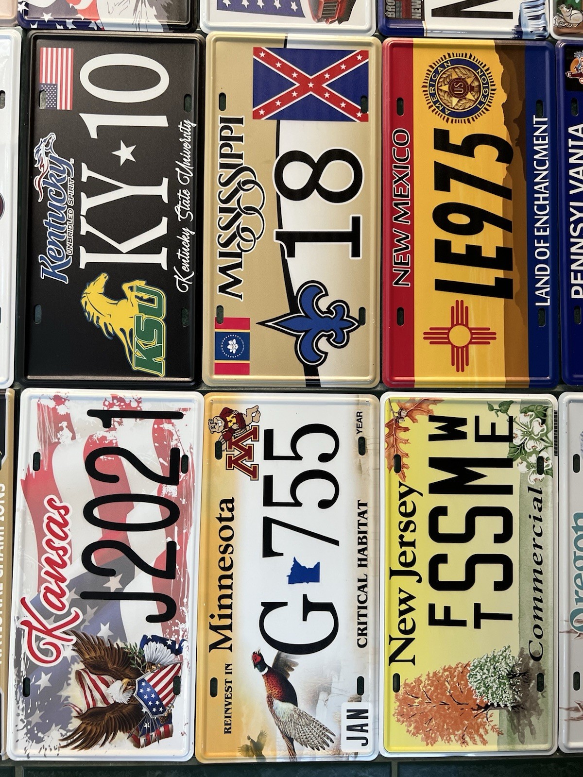 COMPLETE SET - ALL 50 STATES USA LICENSE PLATES LOT REPLICA FOR DECORATION ONLY!