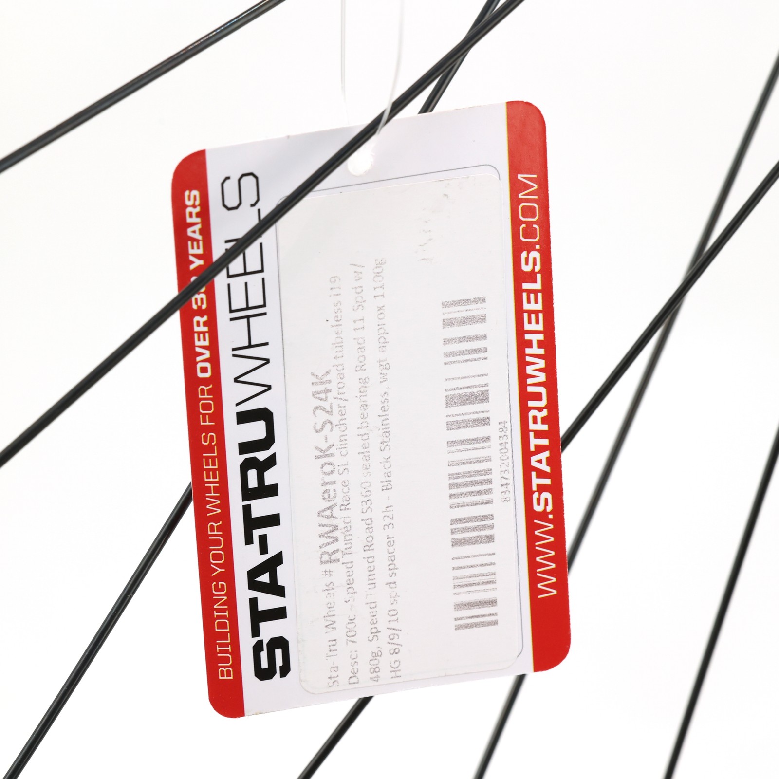 Sta-Tru 700c Double-Wall Aero Alloy Road Wheel, Shimano HG, Rim Brake, QR