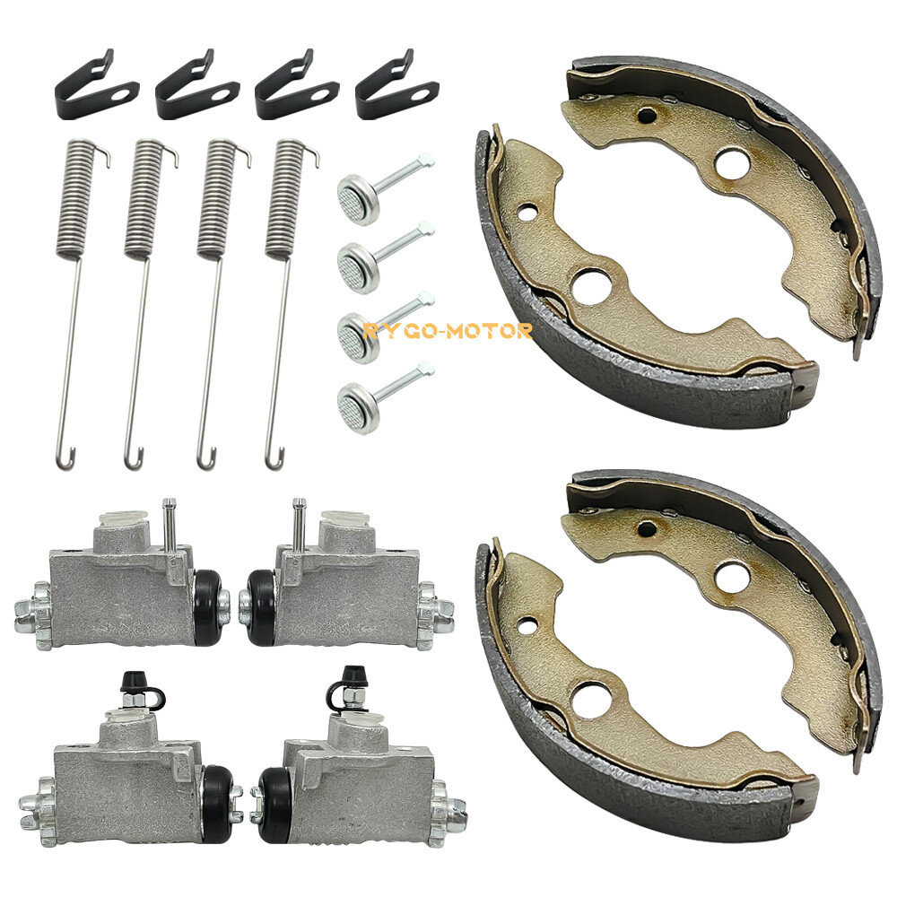 Front Brake Wheel Cylinders & Shoes for Honda FourTrax 350 TRX350 4x4 1986 1987
