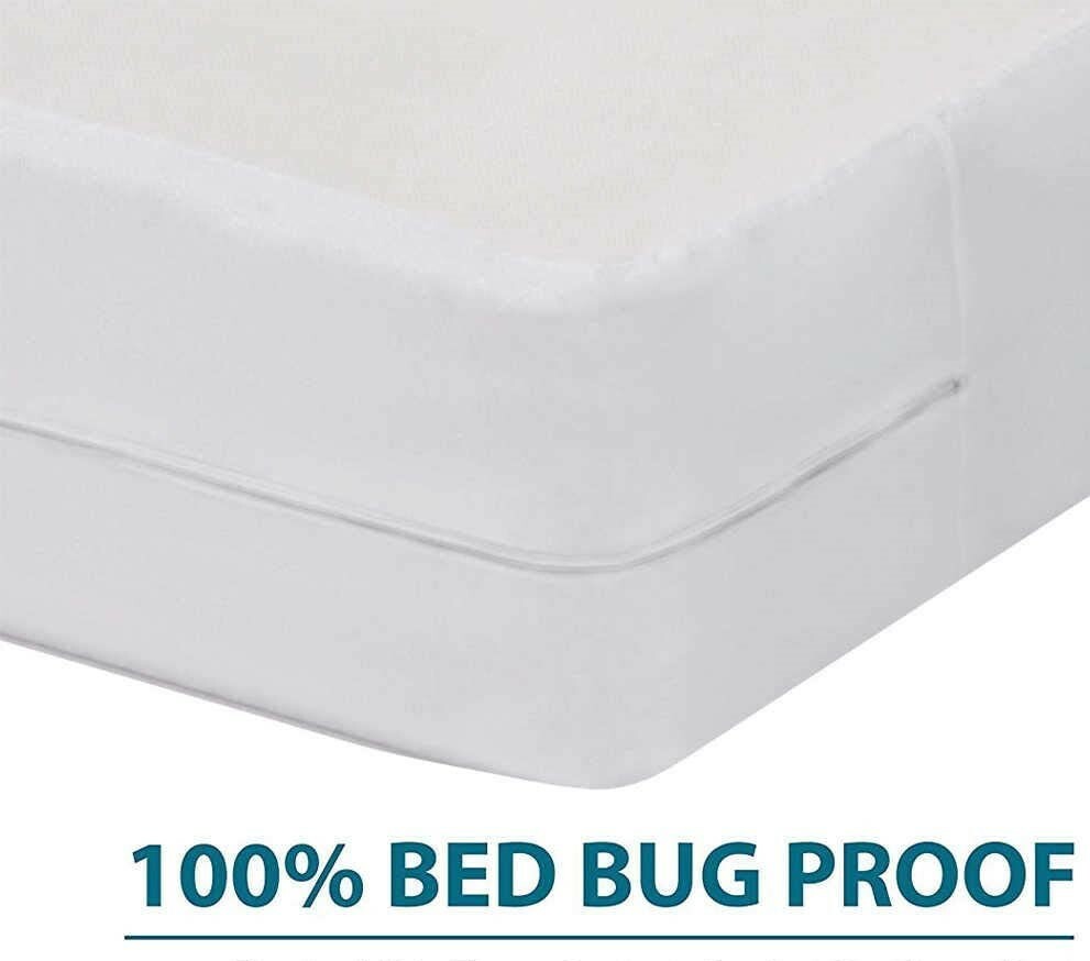 BEST! Waterproof BedBug Proof Allergen Zippered Vinyl Mattress Protector 4Size