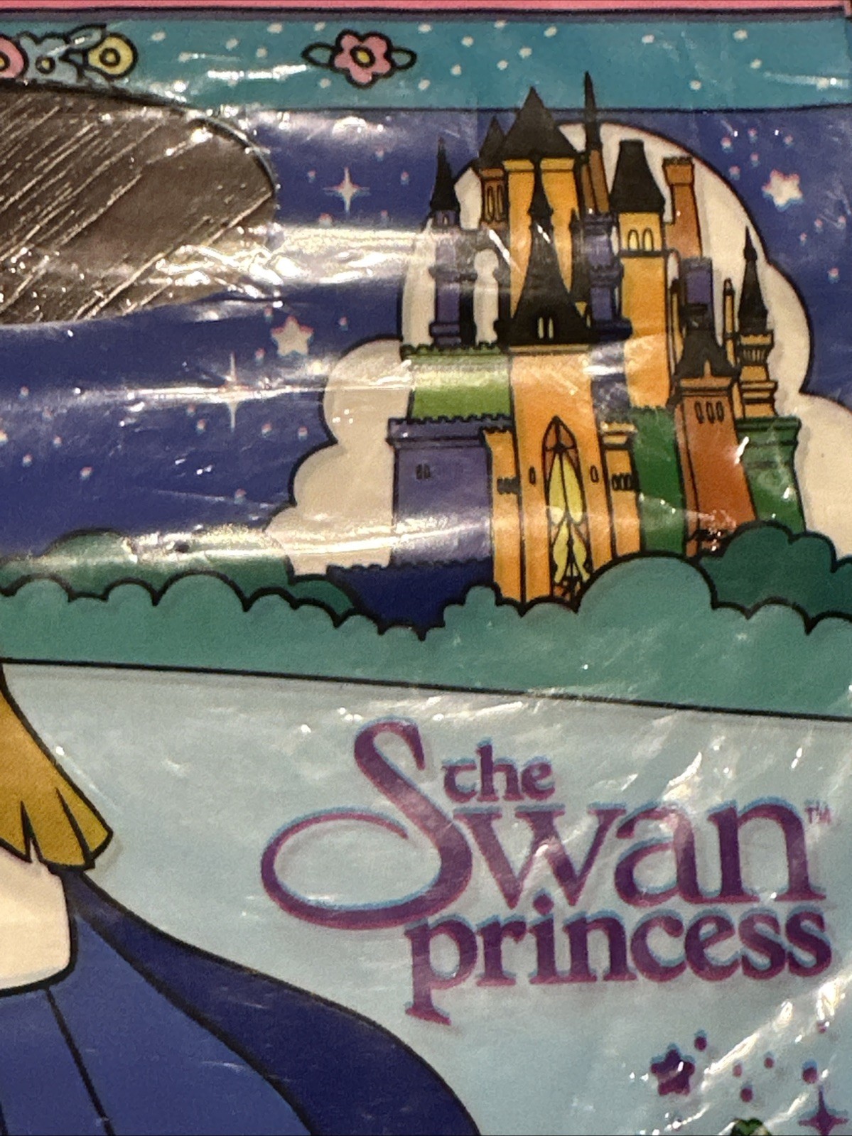 Vintage 1994 The Swan Princess Party Loot Favor Bags Plastic 8 Count NEW