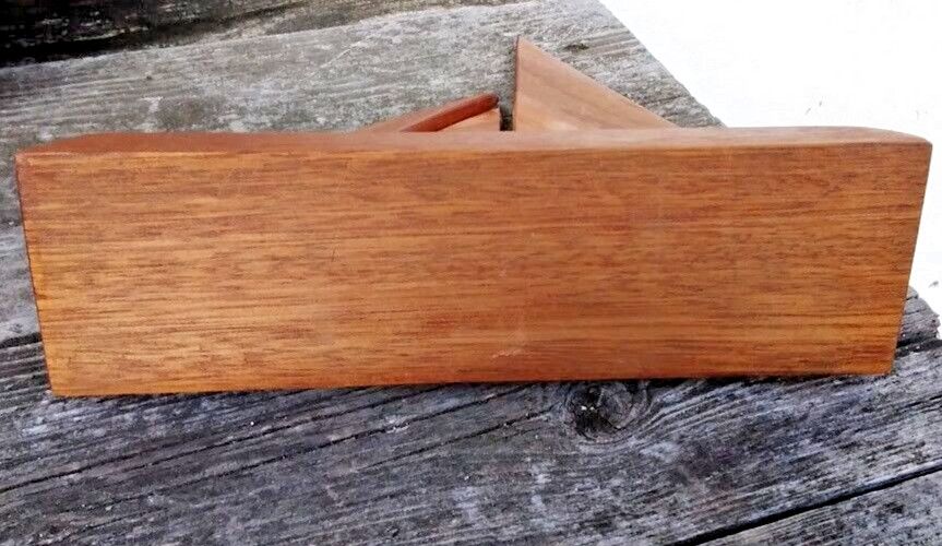 Gregory Dunlap Teak Wooden Sail Boat Sculpture