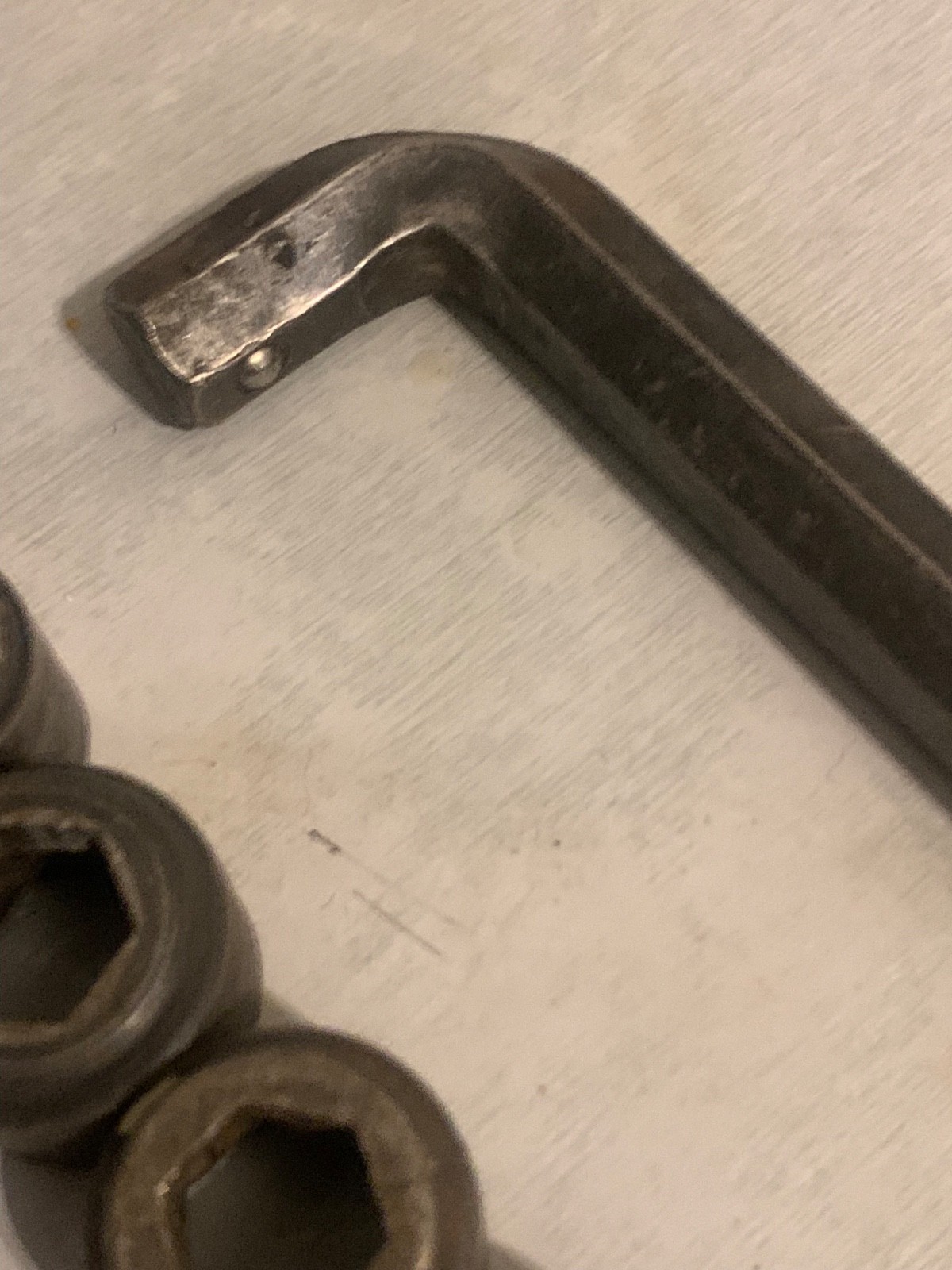 Hexall Socket Wrench Breaker Bar Set Hex Dr. 1/2-1" Sedgley Patented 1918 USA