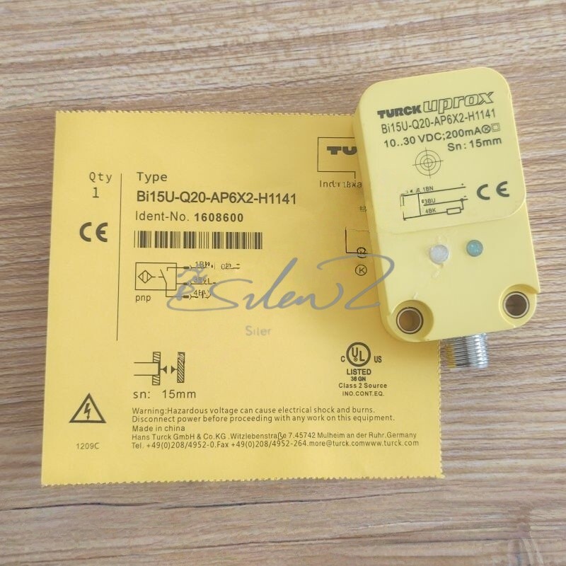 1PCS  For TURCK Bi15U-Q20-AP6X2-H1141 BI15UQ20AP6X2H1141 Proximity Switch