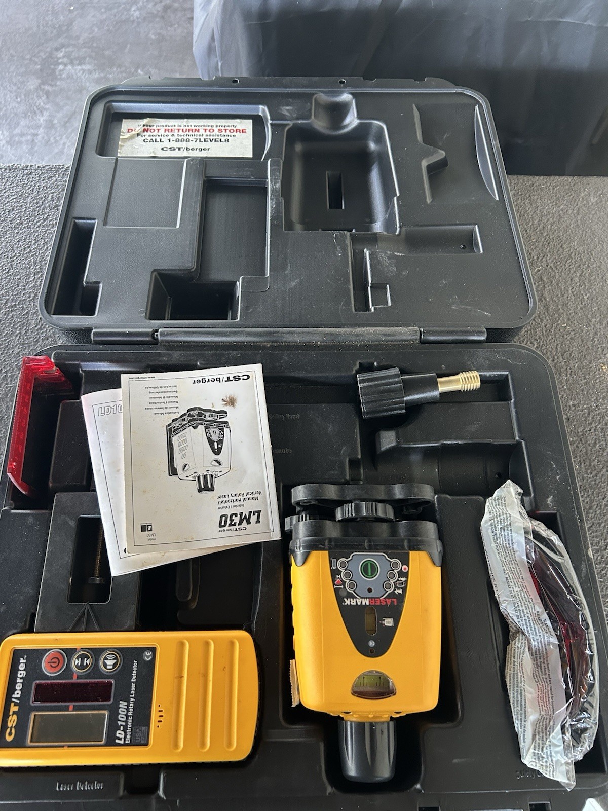 CST/Berger Laser mark Wizard Rotary Laser