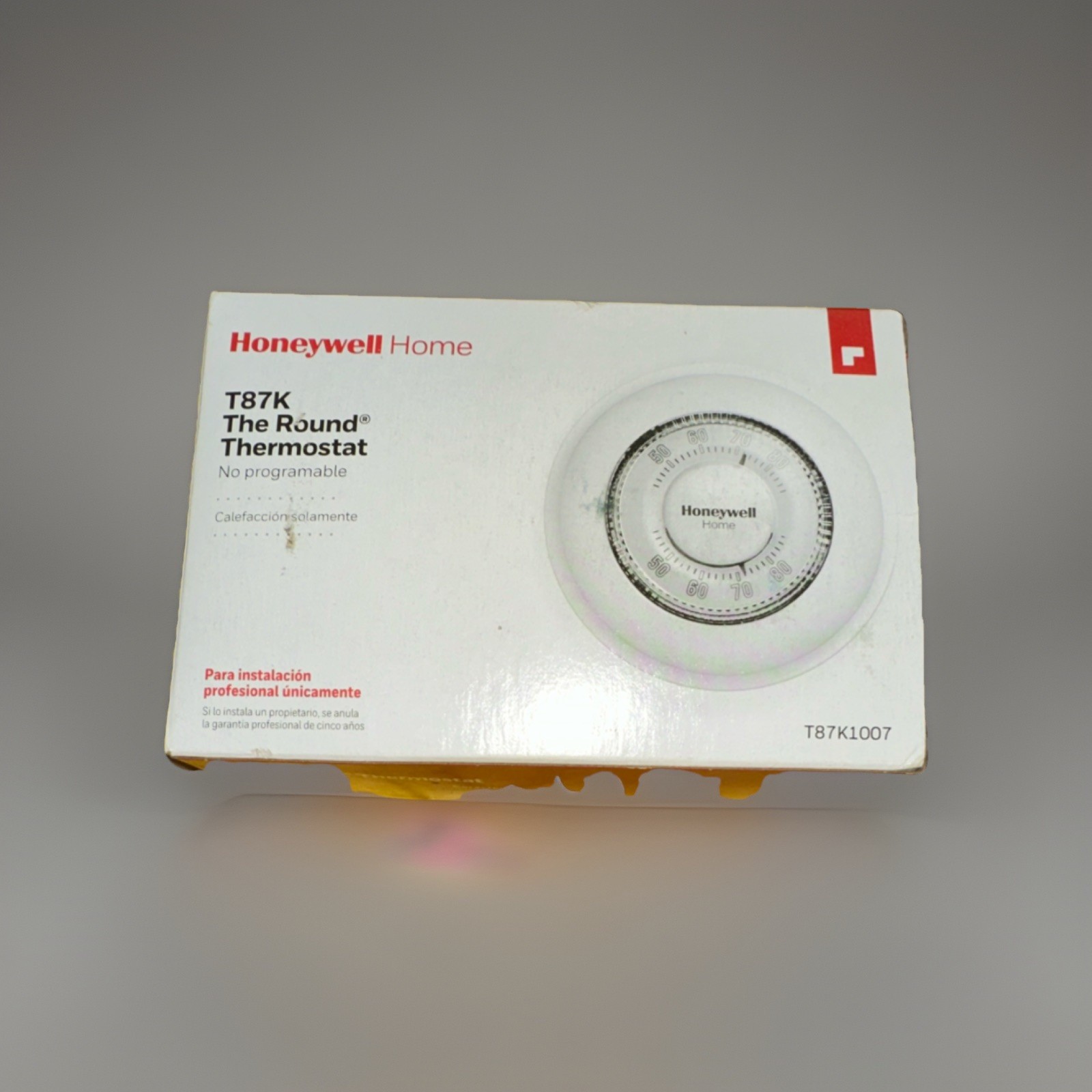 Honeywell Home T87K1007 The Round Heat-Only Non-Programmable Thermostat NEW