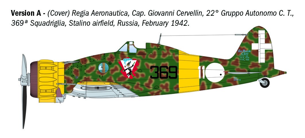 Italeri 1/32 Macchi MC.200 Saetta Kit #2516