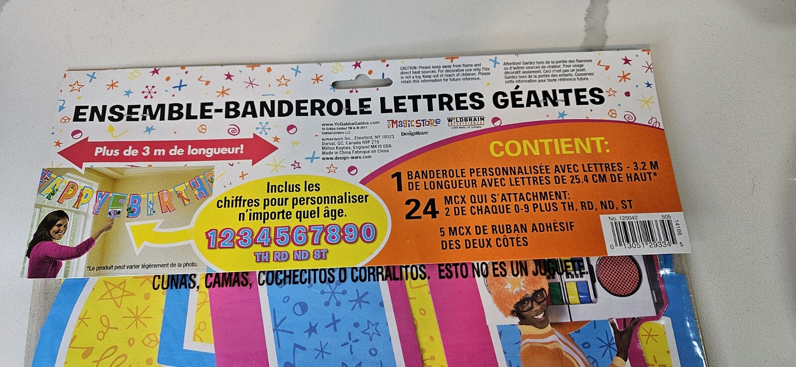 Yo Gabba Gabba Happy Birthday Banner 10ft Paper Party Decor