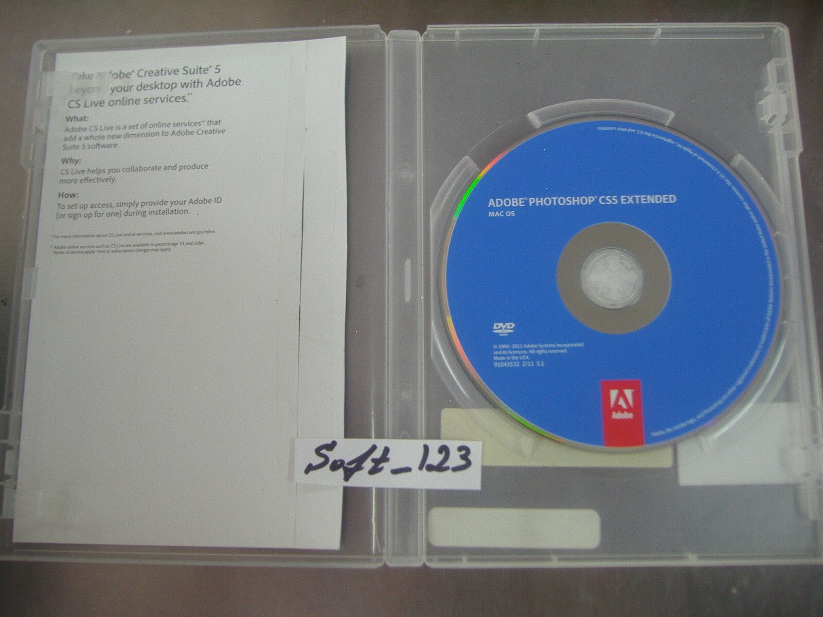 Adobe Photoshop CS5 Extended For MAC Full Retail DVD Version