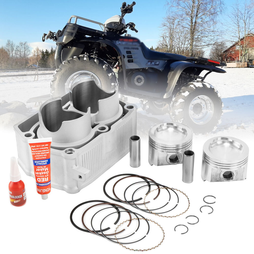 Top End Rebuild Kit Cylinder Gasket Piston For Polaris Sportsman 700 2002-2007
