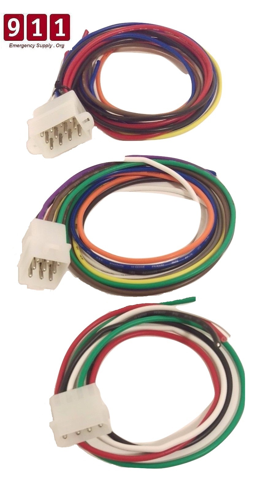 Whelen 295HFSA5 4 9 and 12 Pin Wiring Cable Kit Rear Accesory Connectors Power
