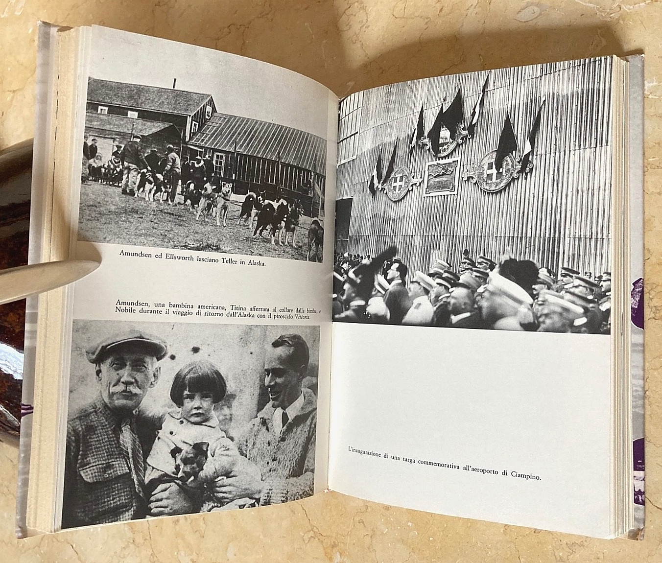 ARCTIC EXPL. ALI SUL POLO Storia della conquista aerea SIGNED U. NOBILE BOOK