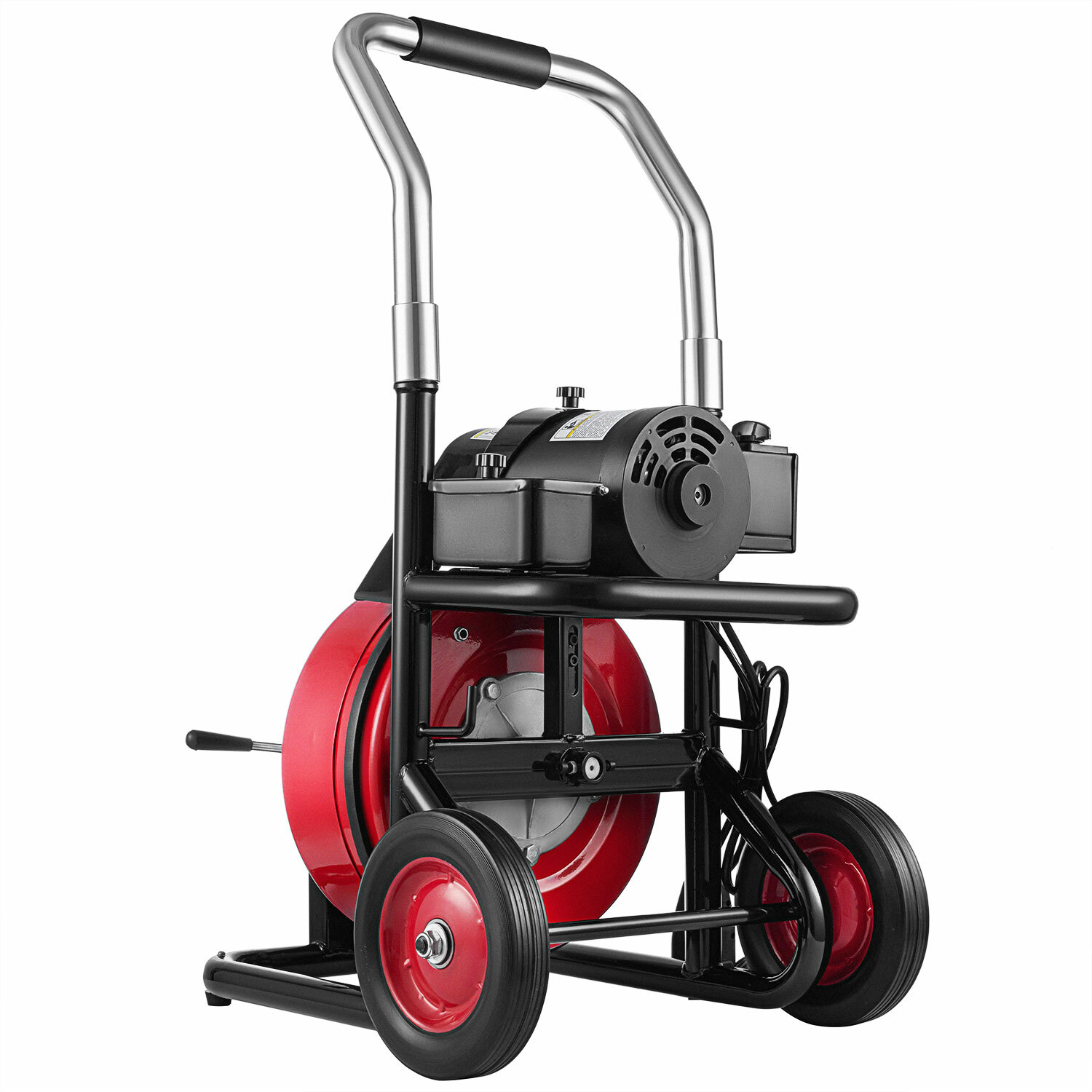 Electric 100FT 3/8" Drain Auger Cleaner Sewer Snake Cleaning Machine w/ Cutters