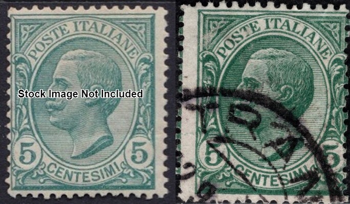 Perfectly Flawed Error-EFO Italy SN 94 Used  - Misperf