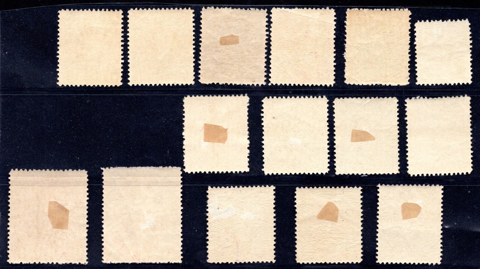 BELGIUM 1919 SCOTT # 124||137 SET OF 15 INCLUDES ALL THE HIGH VALUES MINT HINGED