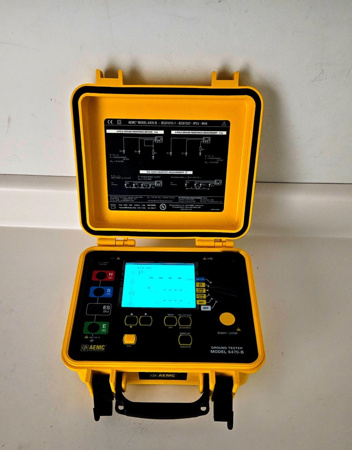 AEMC 6470-B Multi-Function Ground Resistance Tester