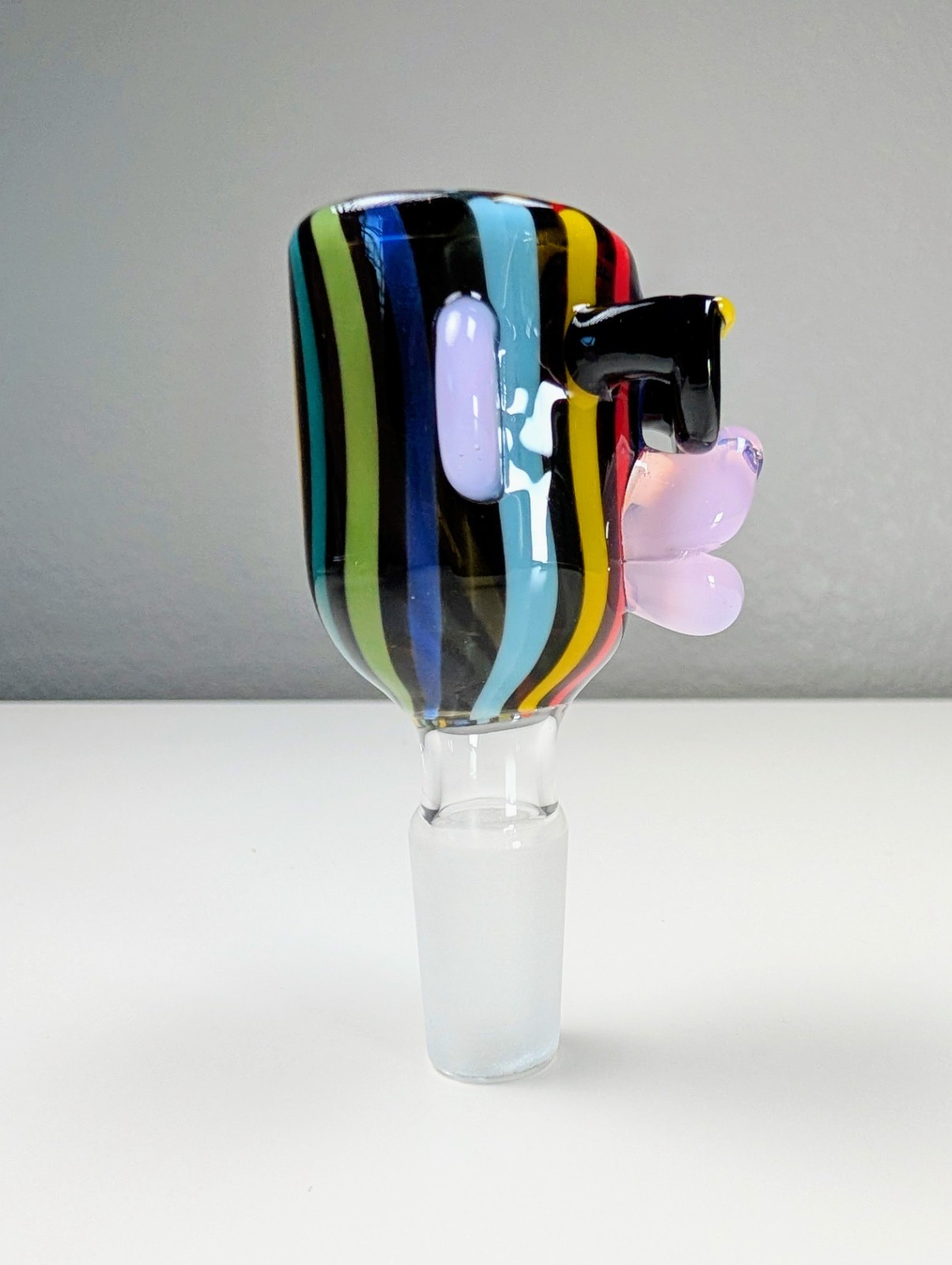 14mm Funky Monkey Glass Premium Quality Bowl Funnel Slide For Bong Hookah Pipe A