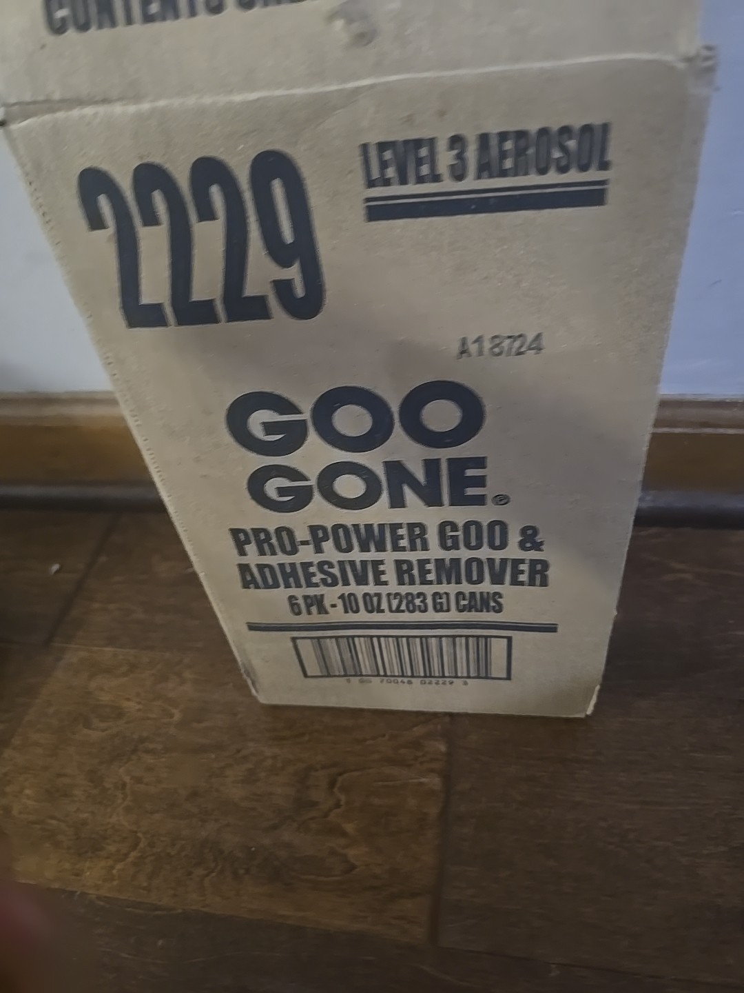 Goo Gone 2229 Heavy Duty Adhesive Remover Gel 8 fl. oz. (Pack of 6)