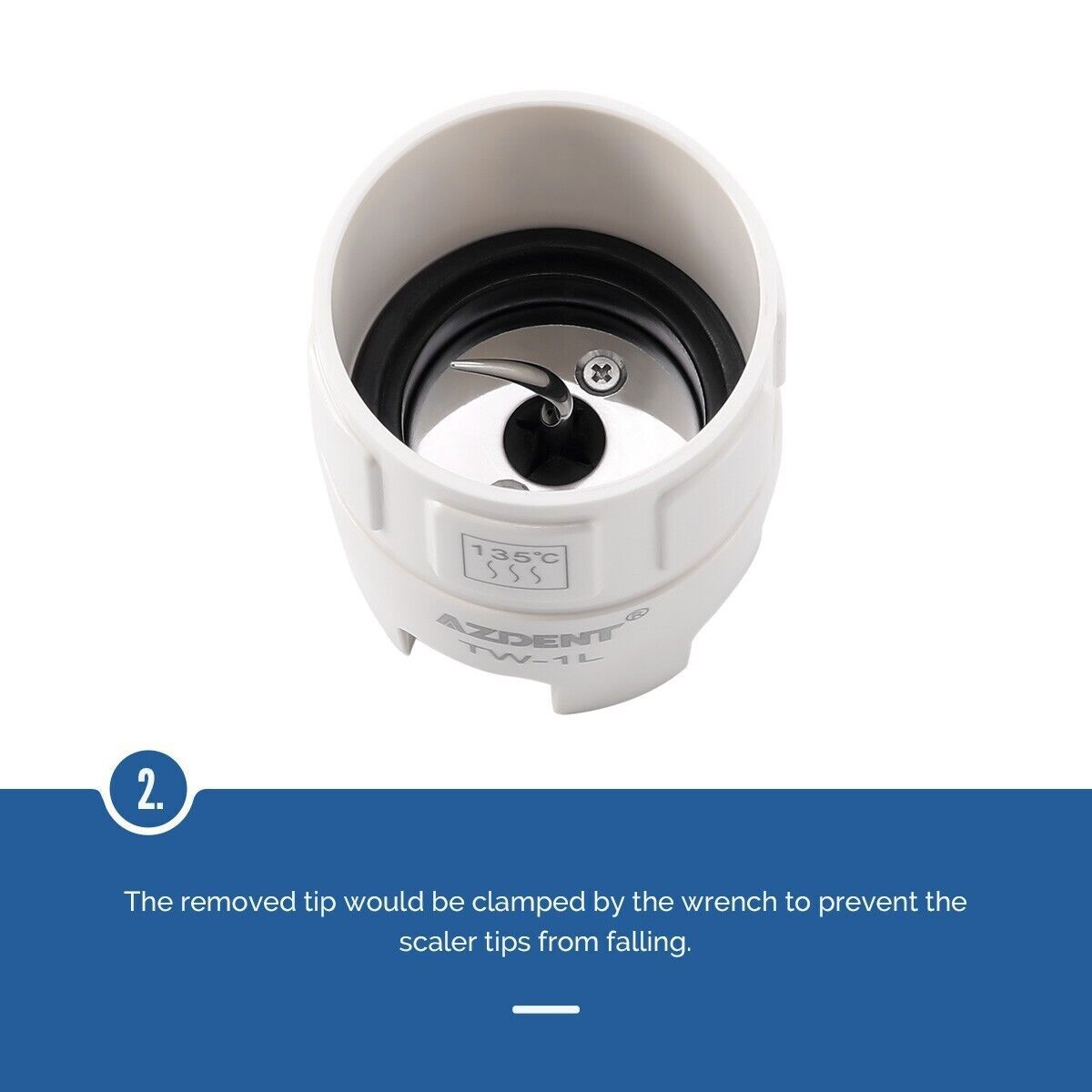 AZDENT Dental Piezo Scaler Tip Torque Wrench Key for EMS /SATELEC/Woodpecker/DTE