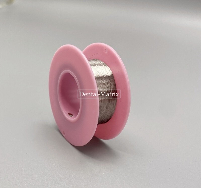 Dental Orthodontic Metal Ligature Wire Round Spool Stainless Steel Line 50g/Roll