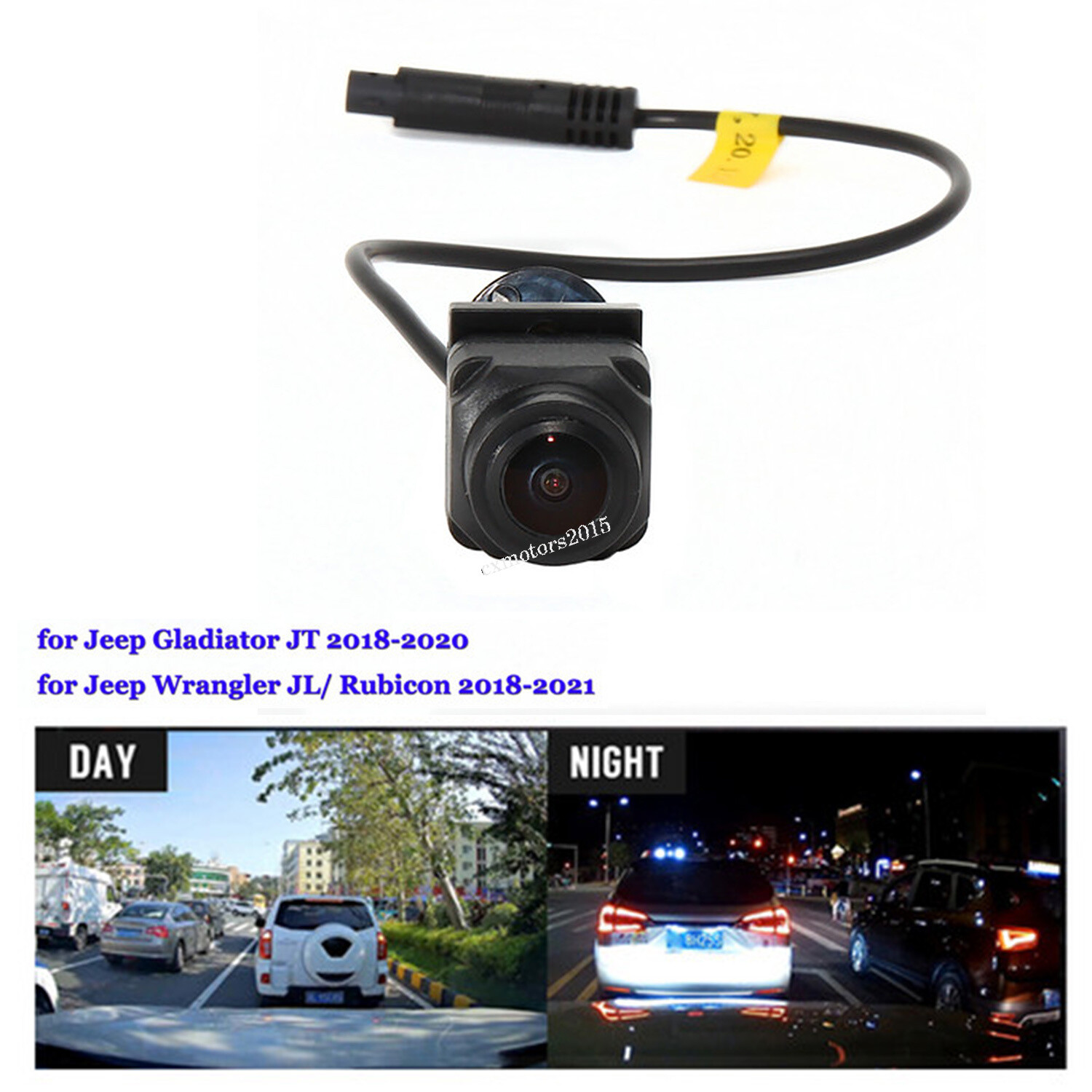 Front View Camera for Jeep Wrangler JL Gladiator JT Rubicon JLU JLR 2018-2021