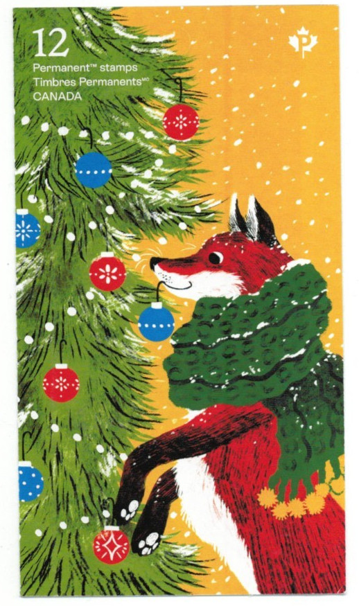 Canada - New Christmas Booklet - 2025 - 12 Permanent Stamps