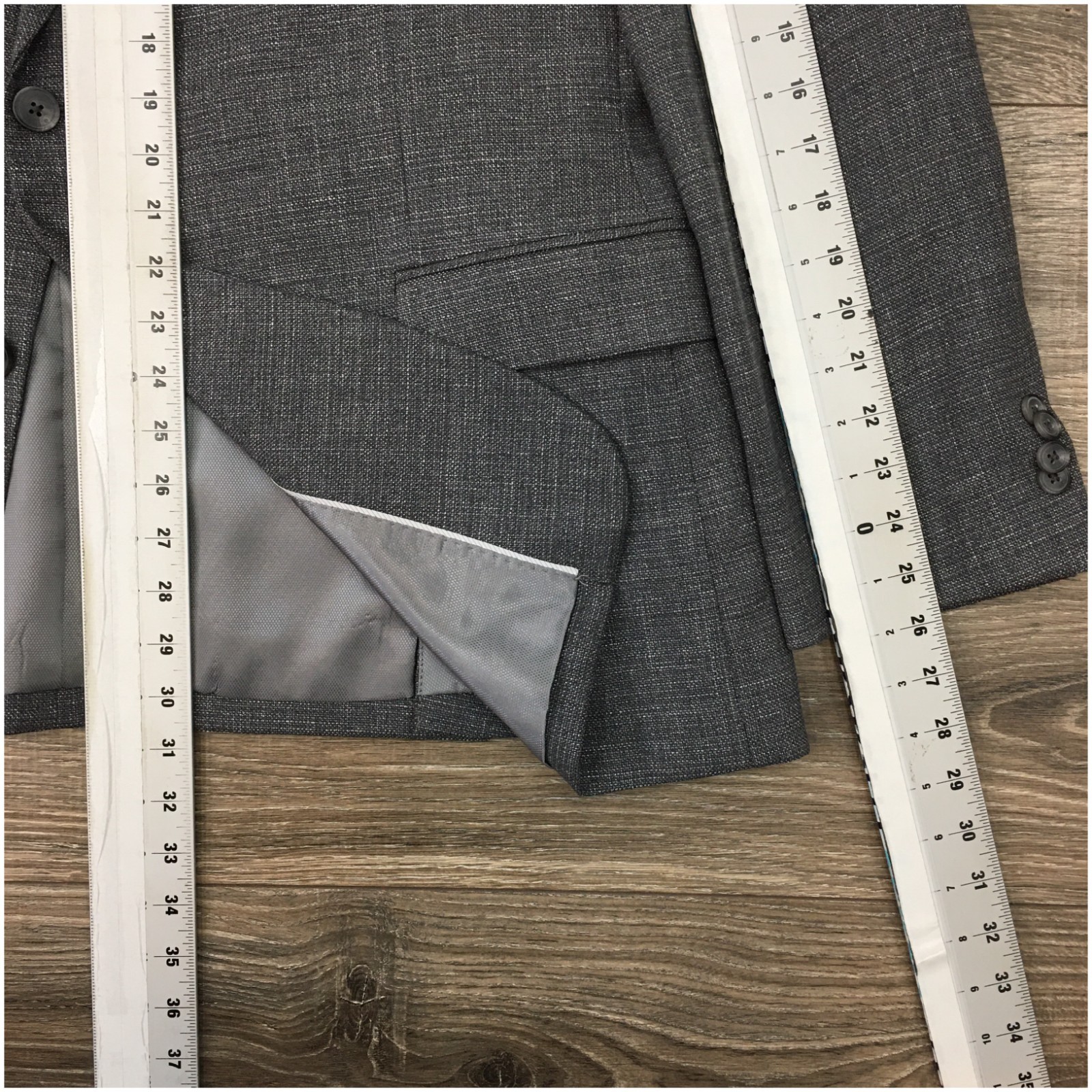 KENNETH COLE Mens Blazer Sport Coat Casual Jacket Size 48R Slim Fit Wool Suit