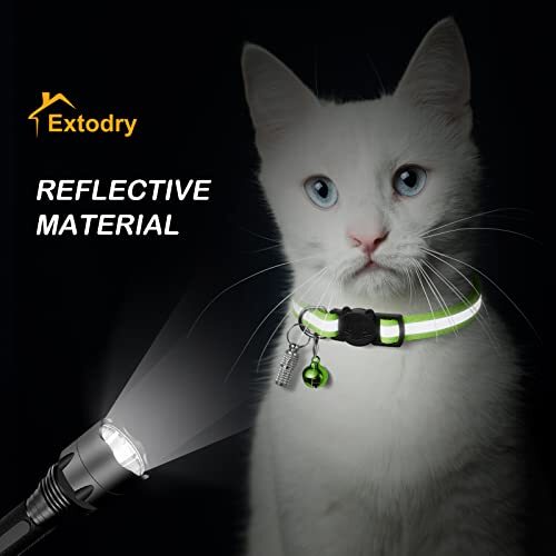 Extodry 14 Pack Reflective-Breakaway Cat Collars with Bells,Safety Buckle