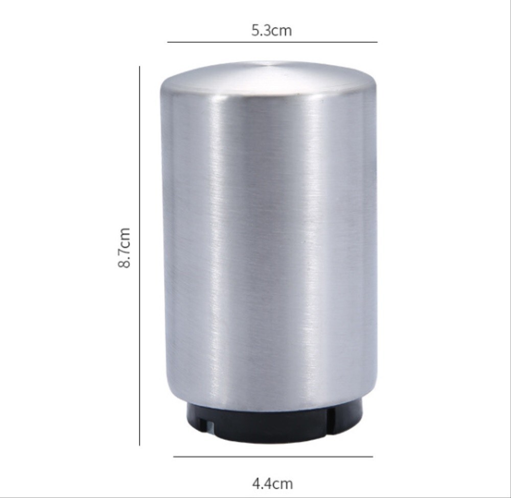 2-Pack Stainless Steel Automatic Beer Soda Bottle Opener - Easy Push Down Cap
